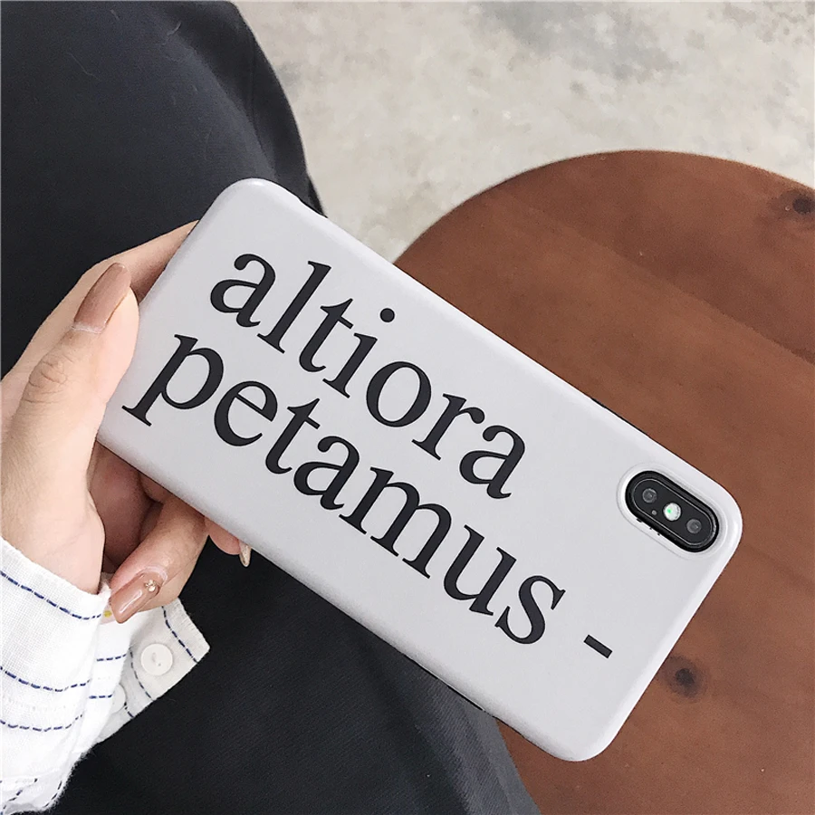 

For iphone XS MAX XR 7 8 plus case cover funny 3d letters painted soft silicon phone bag case for iphone X 6 6S plus Ritozcase