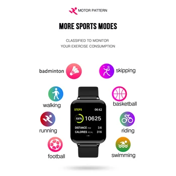 

B57C Smart Watch IPS Screen Smartwatch Smart Bracelet BT4.0 IP67 Waterproof Remote Camera Wristwatch for iOS / Android