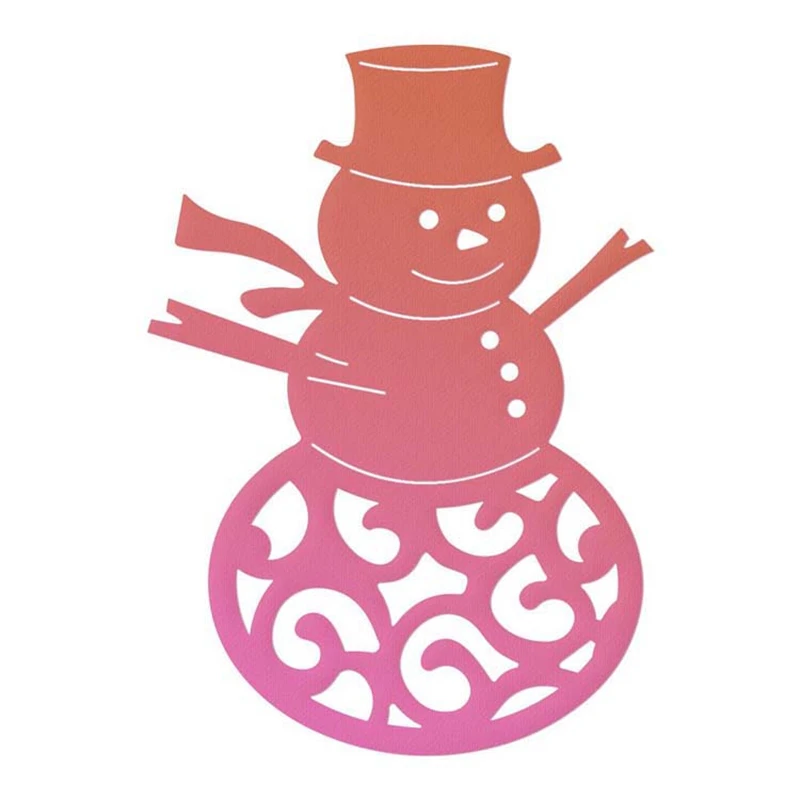 

YaMinSanNiO Snowman Metal Cutting Dies Dies Stencils for DIY Scrapbook Card Decor Craft Dies Embossing New Dies for 2019