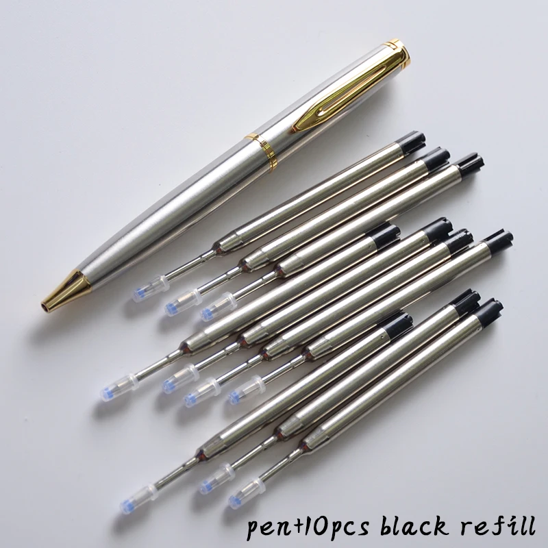 Baoer шариковая ручка роскошные ручки для письма роликовая Stylo Bille подарки синий