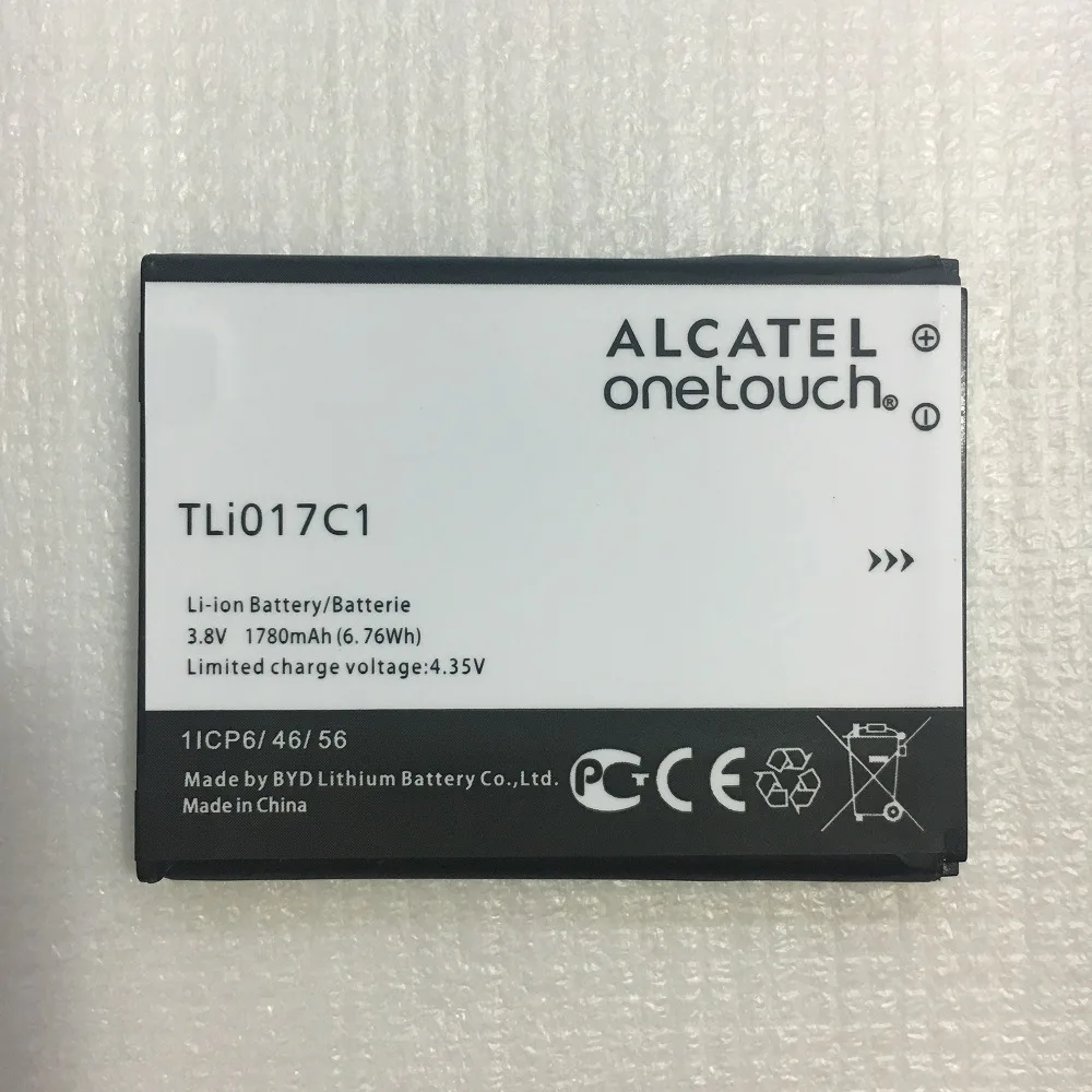 1780 мА/ч, Батарея для Alcatel OneTouch PIXI 3 4," 5019D 5017D 5017A 5017X5017 5027B TLi017C1/TLi017C2 VODAFONE Smart Скорость 6