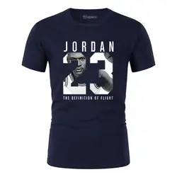 Летняя новая Мужская одежда Женская Джордан 23 цветочный принт хип-хоп Футболка мужская повседневная футболка куртка пара 100% хлопок T-shi