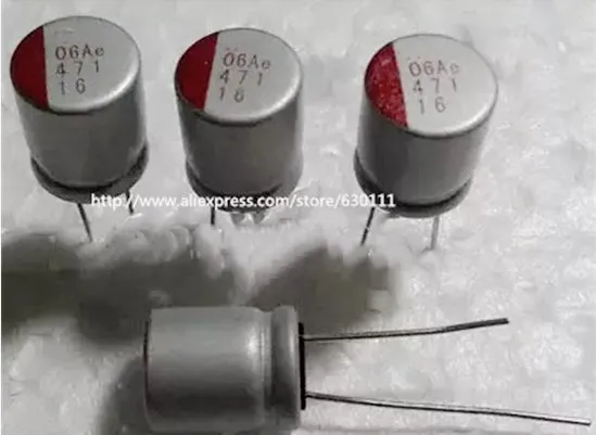 Твердые конденсаторы 470 мкФ 16V 10*12MM ёмкость для материнской платы | Электронные