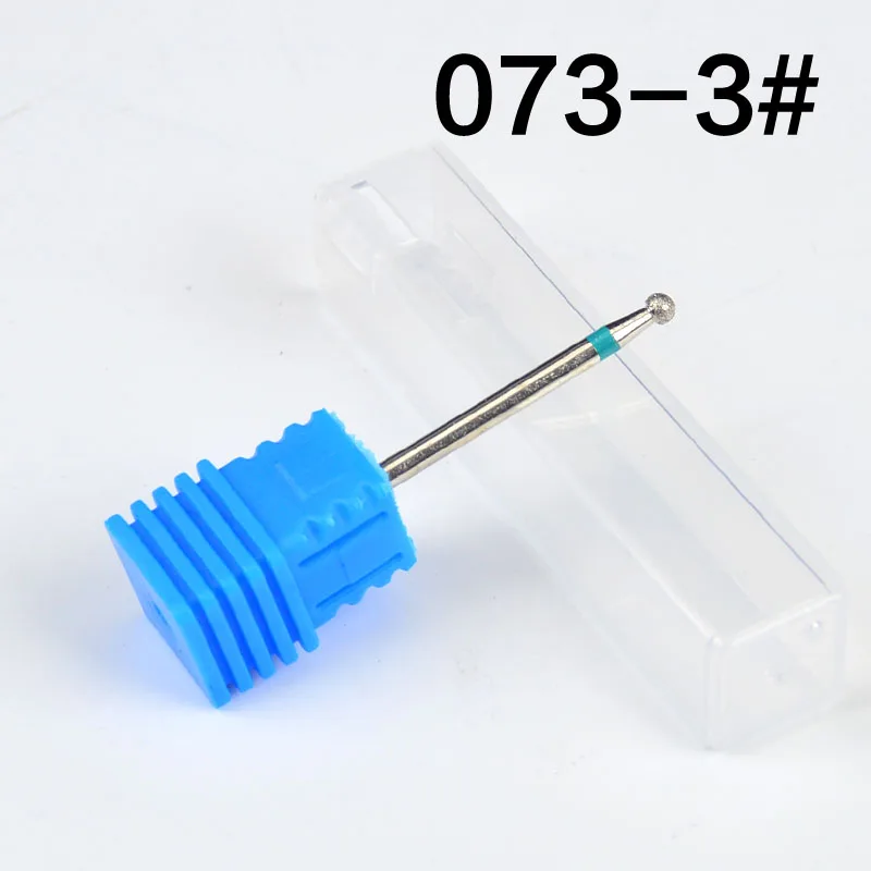 Алмазное сверло WUF 3/32 фрезерный маникюрный резак для педикюра, Электрический станок, инструмент для дизайна ногтей, сверло - Цвет: 073-3