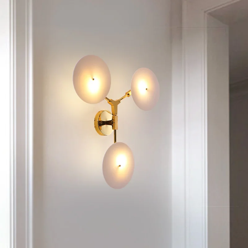 

Nordic creative art modern G9 LED Wall lamp light circular Branch shape Wall lamp