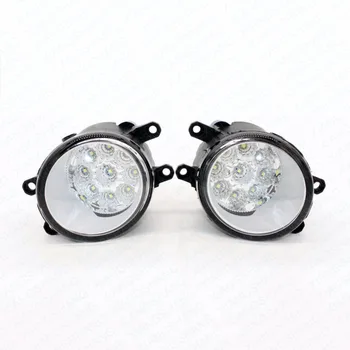 

2pcs Car Styling Round Front Bumper LED Fog Lights High Brightness DRL Day Driving Bulb Fog Lamps For TOYOTA Verso MPV AUR2 ZGR2