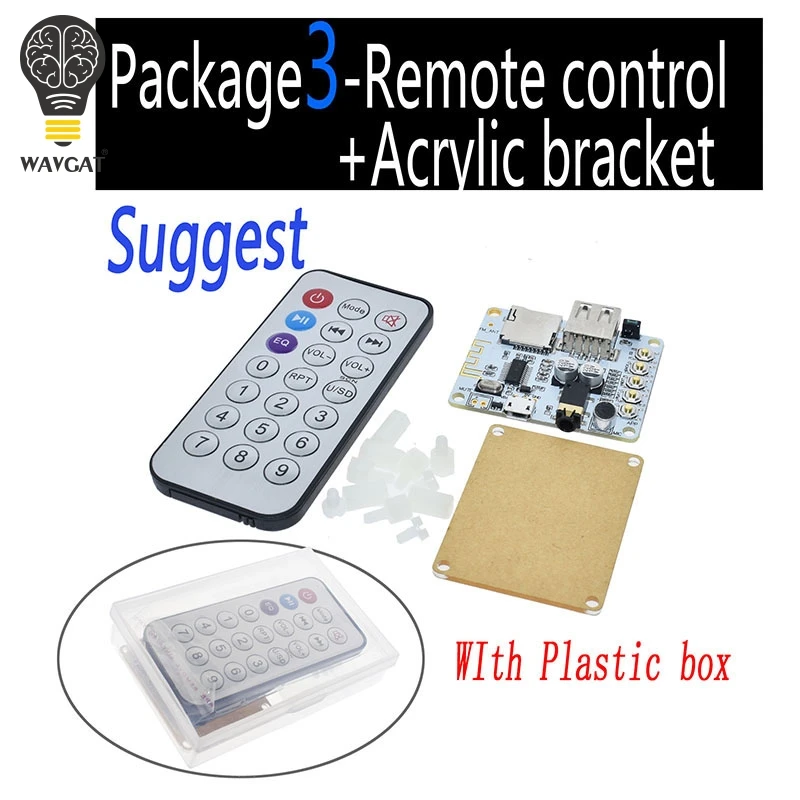 

V5.0 V4.2 Bluetooth Audio Receiver board with USB TF card Slot decoding playback preamp output 5V Wireless Stereo Music Module