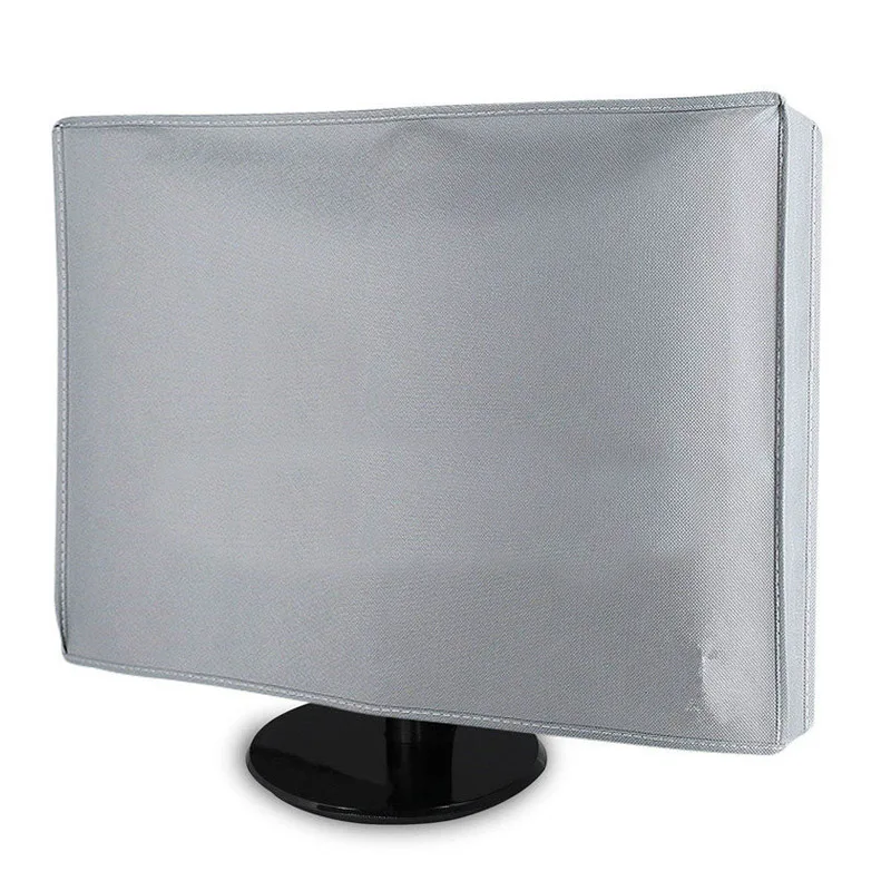 

21" 24" 28" 34" Home PC Desktop Computer Monitor Dust Cover Non-woven Fabric Craft LCD Screen Protector Case Grey FC125