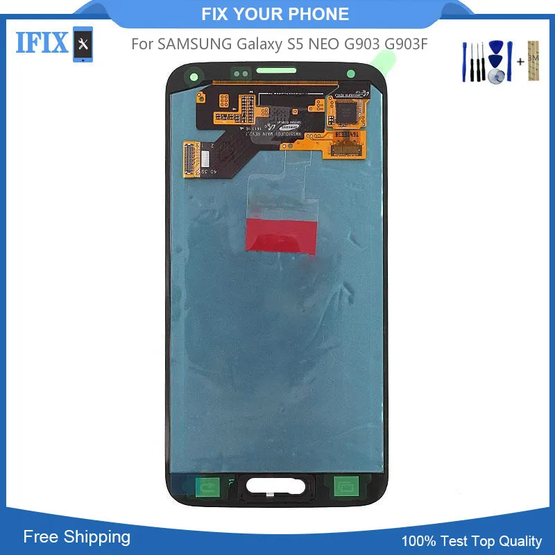 

5.1Inch For SAMSUNG Galaxy S5 NEO G903 G903F LCD Display Touch Screen Panel Digitizer Assembly For S5 Neo 100pcs/lot