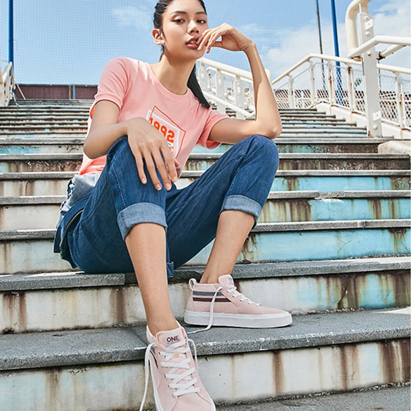 Skechers Женская повседневная обувь дышащая удобная на шнуровке Классическая для