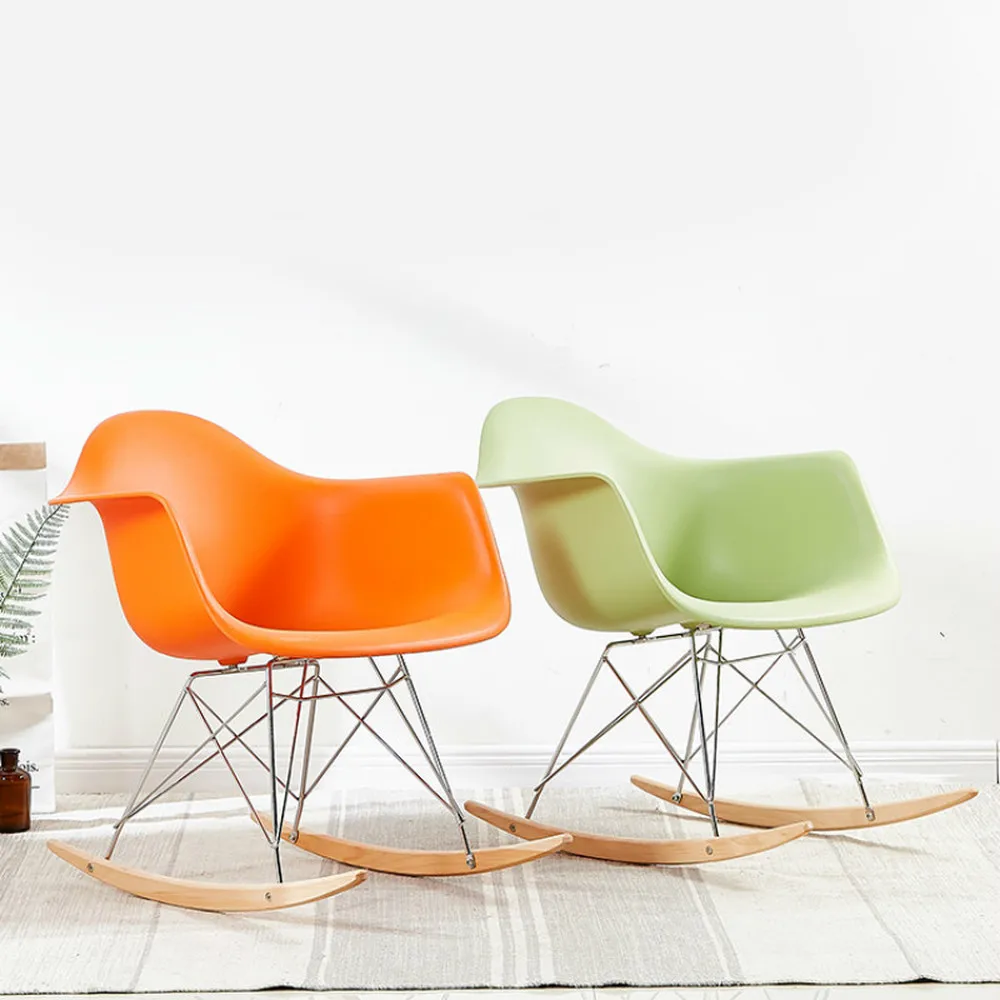 

Nordic balcony rocking chair recliner fashion leisure chair rocking chair back chair lazy chair LM6041419