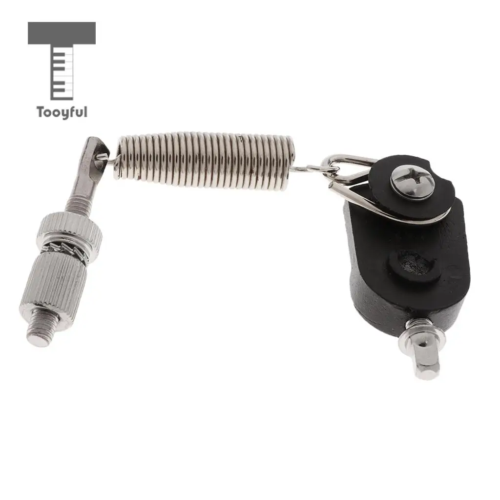 Tooyful Durable 1 Set Bass Drum Foot Pedal Spring Cam with D-ring Springs Tensioner for Drummer
