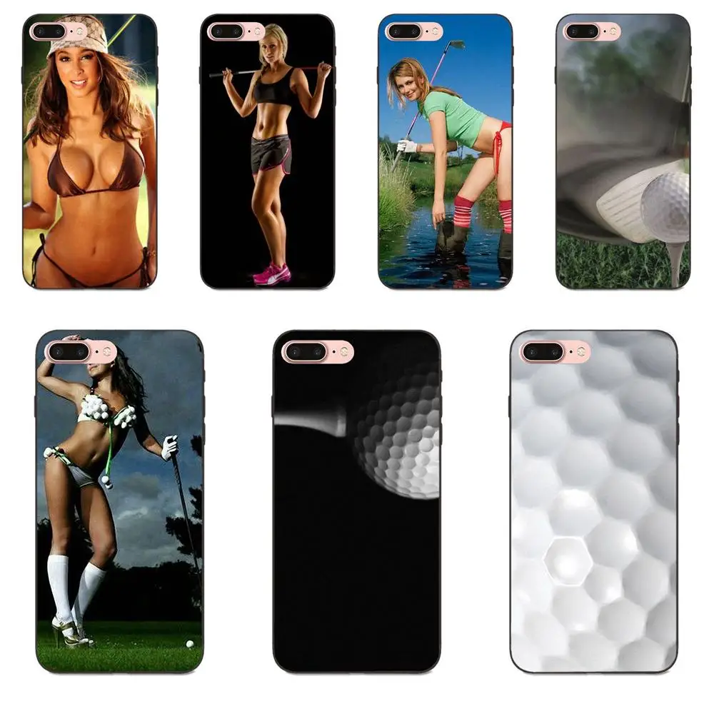 

Soft Rubber Phone Case For Apple iPhone 4 4S 5 5S SE 6 6S 7 8 Plus X XS Max XR Golf Ball Close-up