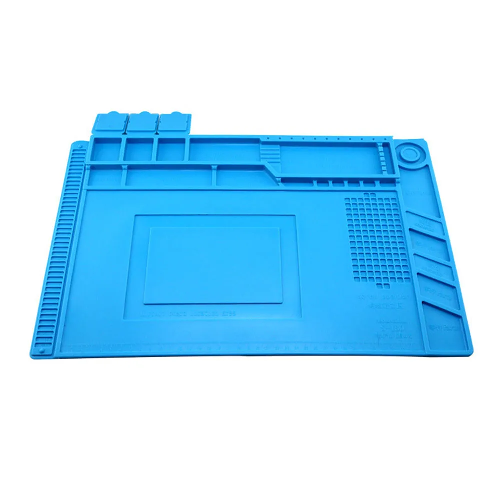 

Silicone Soldering Pad Mat Heat Insulation Maintenance Platform With Magnetic For Repair Station QJ888