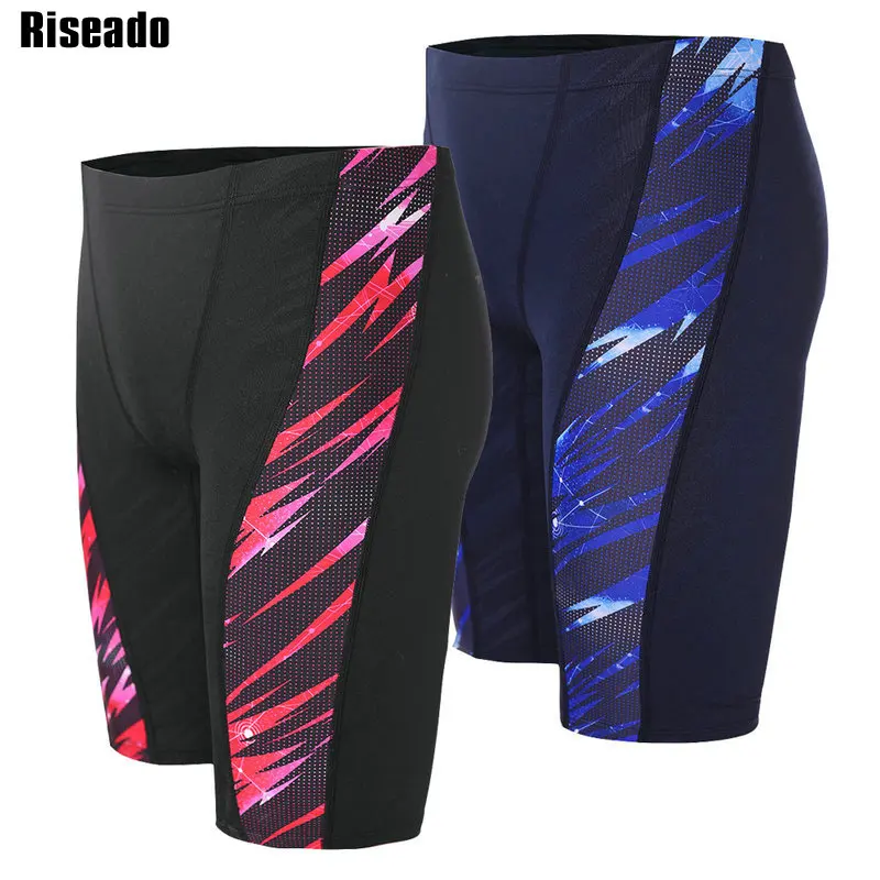 

Riseado 2019 Men's Swimwear Competition Swimwear Swimsuits Mens Swim Trunks Shorts Swimming Suits
