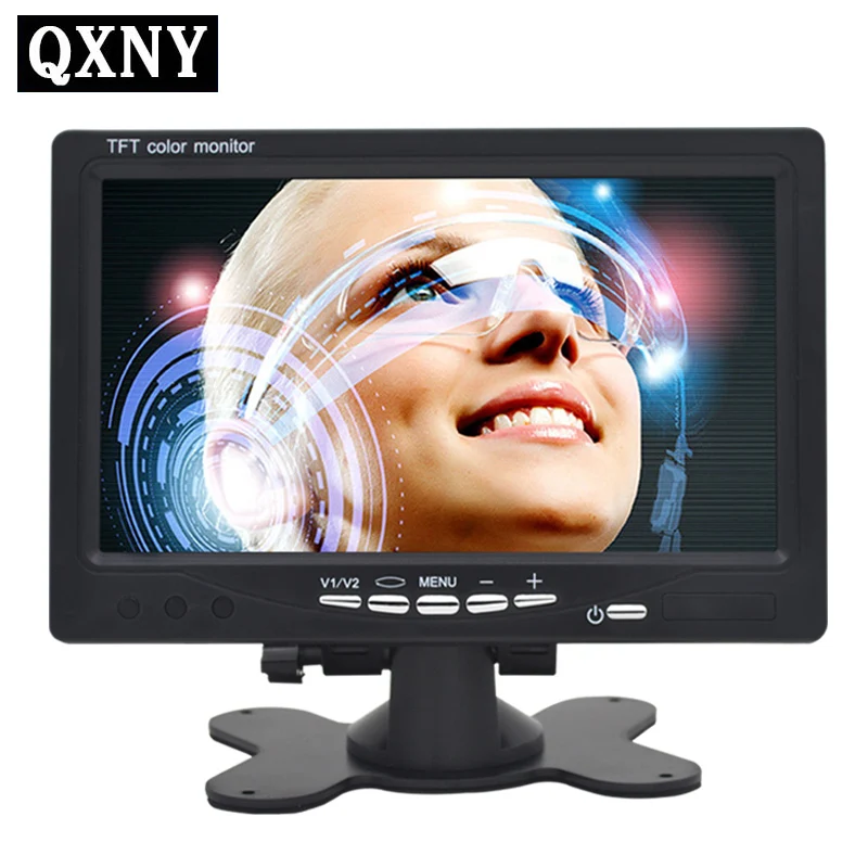 

Car Parking rearview mirror Monitor 2 Video Input For Rear view Camera Parking Assistance System Digital Color TFT 800*480 LCD