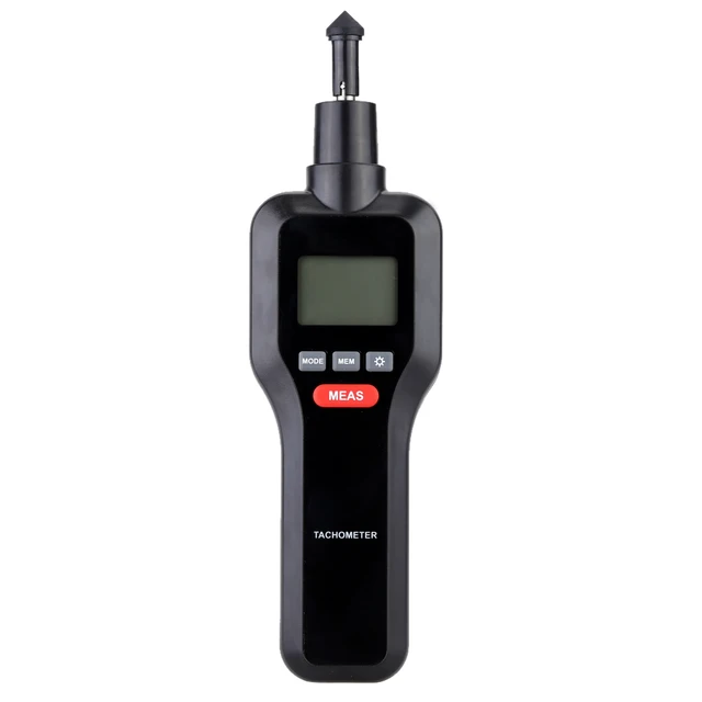 2 in 1 Digital Laser Tachometer Tach RPM Tester Handheld LCD Motor Electrical Machine Rotate