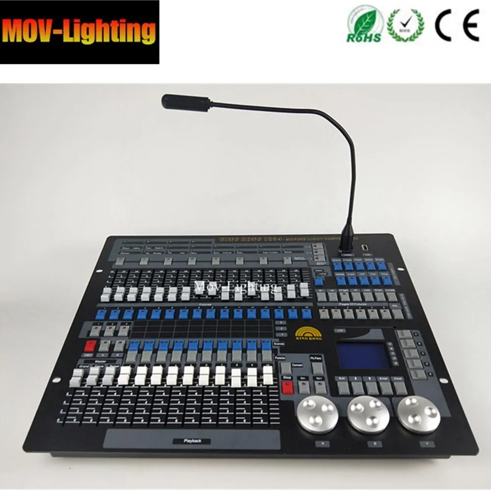 Kk1024 dmx консоль kingkong 1024 контроль освесветильник сцены ler жемчуг DJ Avolite DMX