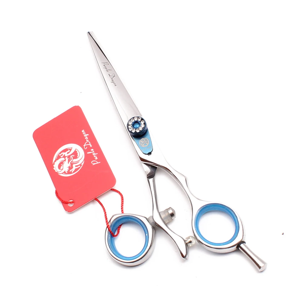 

6" 17.5cm JP 440C Purple Dragon Rotated Handle Shiny Hairdressing Scissors Cutting Shears Thinning Scissors Hair Scissors Z9019