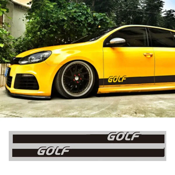 2 шт./лот MK6 MK7 MK3 MK4 MIK5 стикер для украшения бокового кузова автомобиля VK Volkswagen GOLF