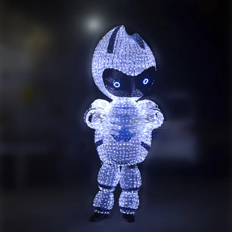 Luminous Boy Mascot Customization Activity Drainage of Brand Promotion Tour Performance