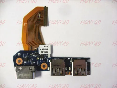 Кабель ZBOOK14 6050A2638201 для HP EliteBook 840 845 G1 740 745 850 855 USB плата VGA интерфейсная | Компьютеры