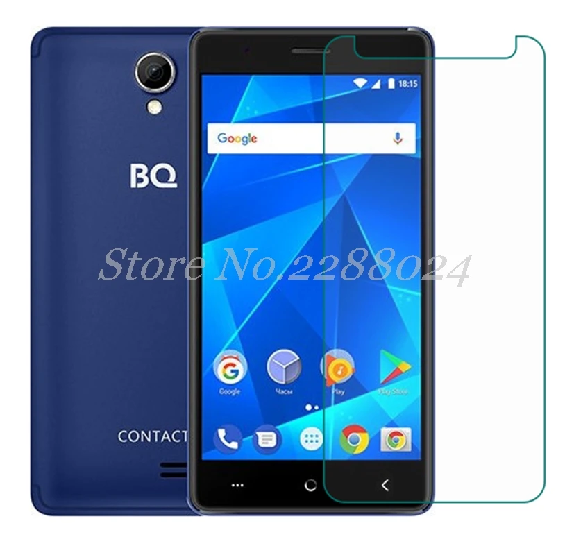 

Smartphone 9H Tempered Glass for BQ BQ-5001L Contact 5" GLASS Explosion-proof Protective Film Screen Protector cover phone