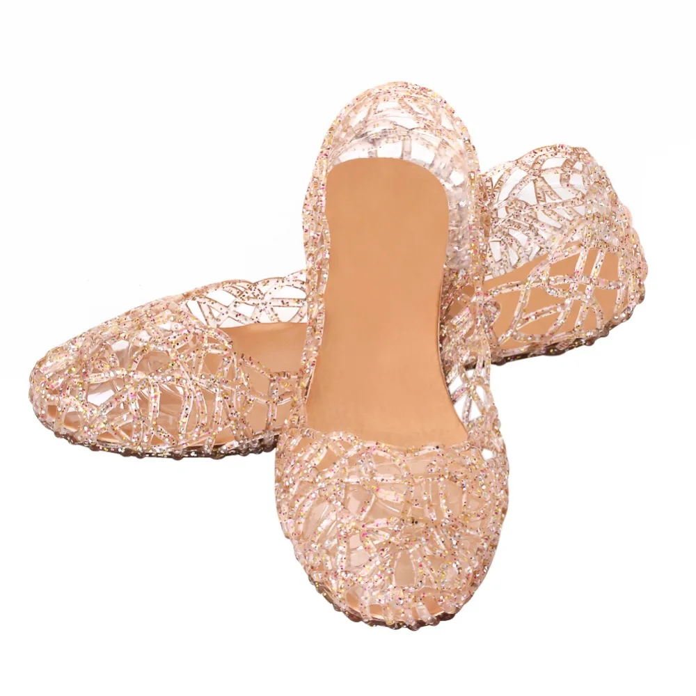 

Fashion summer breathable women shoes jelly sandals nest mesh flats for women Hollow Out Mesh Flats