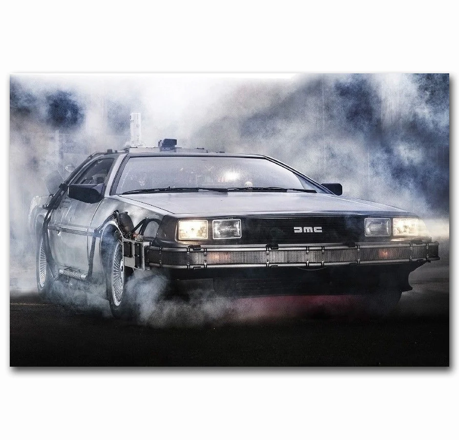 

MQ2935 Hot New Back to the Future 2 Movie Film Vintage Hot Art Poster Top Silk Canvas Home Decor Picture Wall Printings