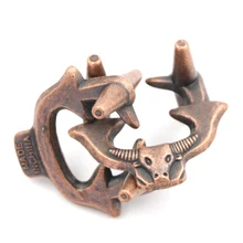 Винтажный металлический пазл IQ головоломка обучающая игрушка подарок для взрослых детей детские игровые игрушки высокого качества