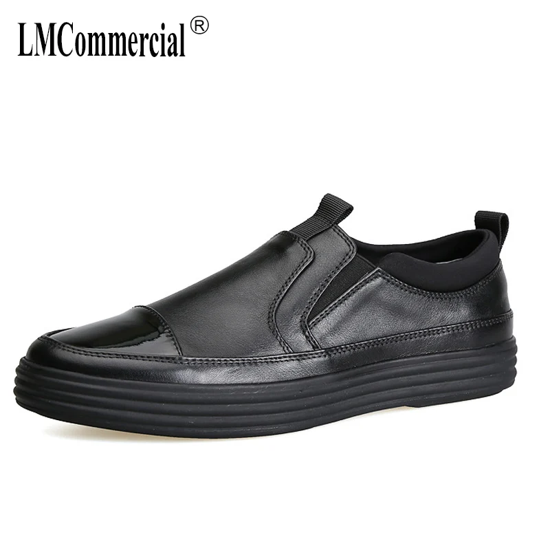 

2018 new business casual shoes men Genuine Leather men's shoes all-match cowhide dress shoes male spring autumn summer sneaker