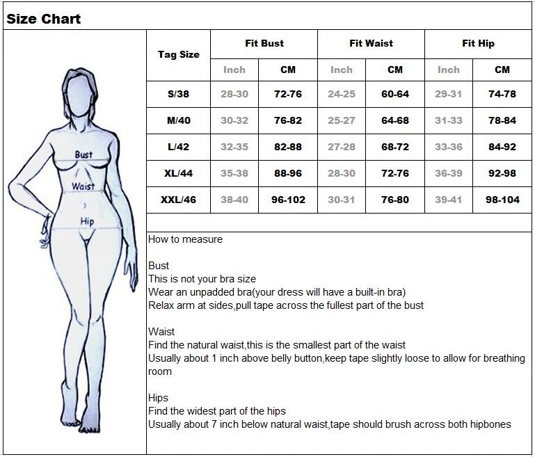 Tianyu size 38-46 S-XXL 