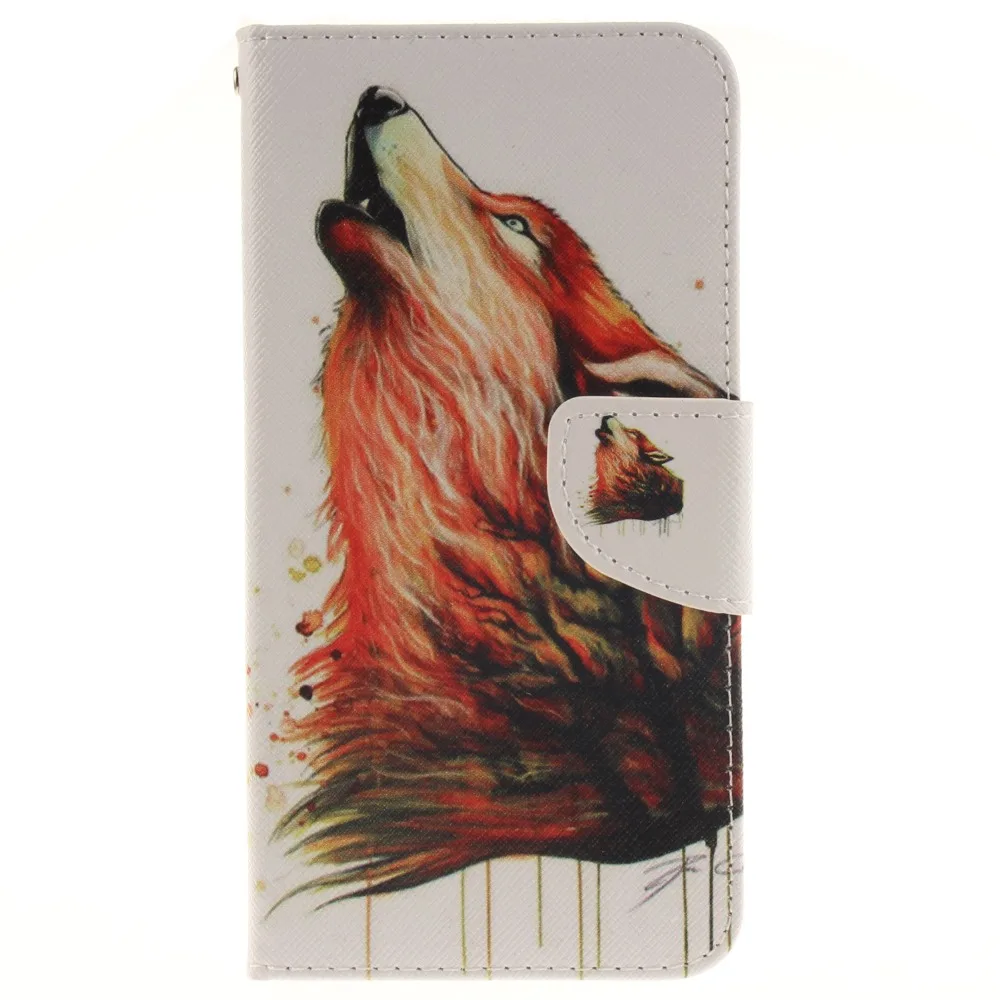 

DAXING Leopard Wolf tree High heels Design Flip Wallet Folio Case For Apple Case iPod Touch 5 phone case with card holders