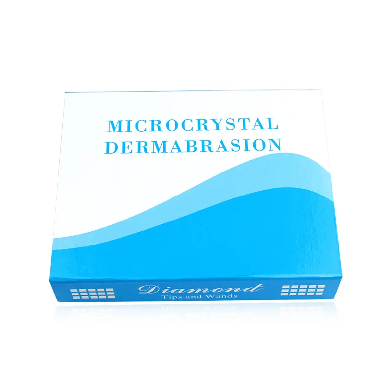 Microdermabrasion exfoliation parts diamond microdermabrasion dermabrasion replacement accessories for facial peeling face skin care 3 wands 9 tips
