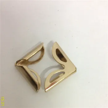 

Rose Gold Book Scrapbooking Album Menu Folder Corner Protectors 23x16mm,Fit 5mm( 2/8") thickness book,100Pcs