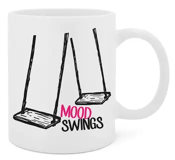 

Mood Swings 11 Oz White Ceramic Glossy Mug