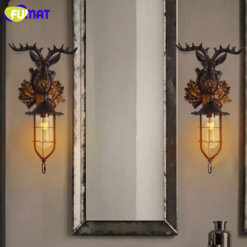 Deer Head Wall Lamp 12