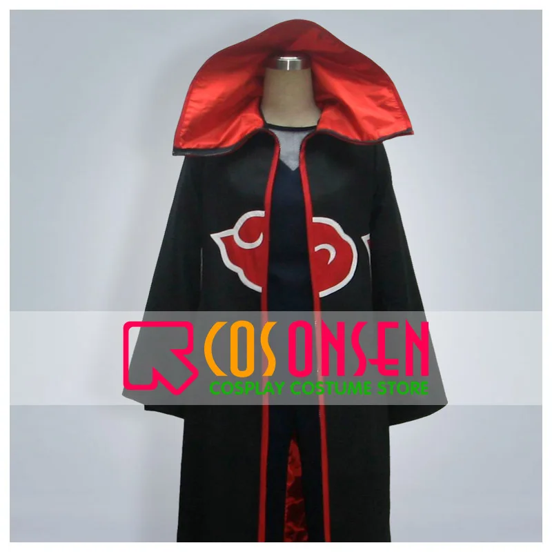 

COSPLAYONSEN Anime Naruto Uchiha Itachi Cosplay Costume All Size Custom Made