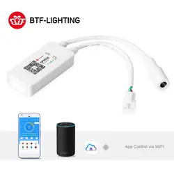 SP105E Bluetooth WS2811 WS2812B светодиодный музыкальный контроллер SP107E SK6812 RGB/RGBW APA102 SP110E WS2801 Пиксели светодиодные полосы DC5V-24V