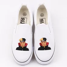 E-LOV в стиле хип-хоп рэпер певец; женская парусиновая обувь с принтом; повседневные лоферы на плоской подошве с низким верхом; уличная одежда; обувь без застежки; Chaussure Femme