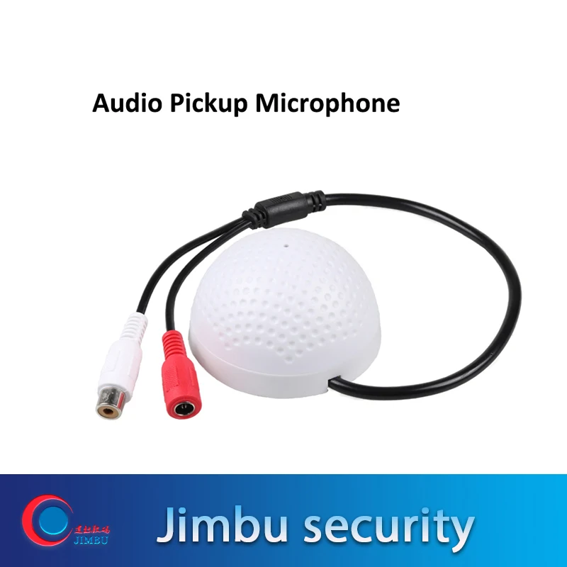 Мини CCTV безопасности Аудио микрофон пикап для камеры RCA аудио выход высокое качество чувствительность в форме мяча для гольфа