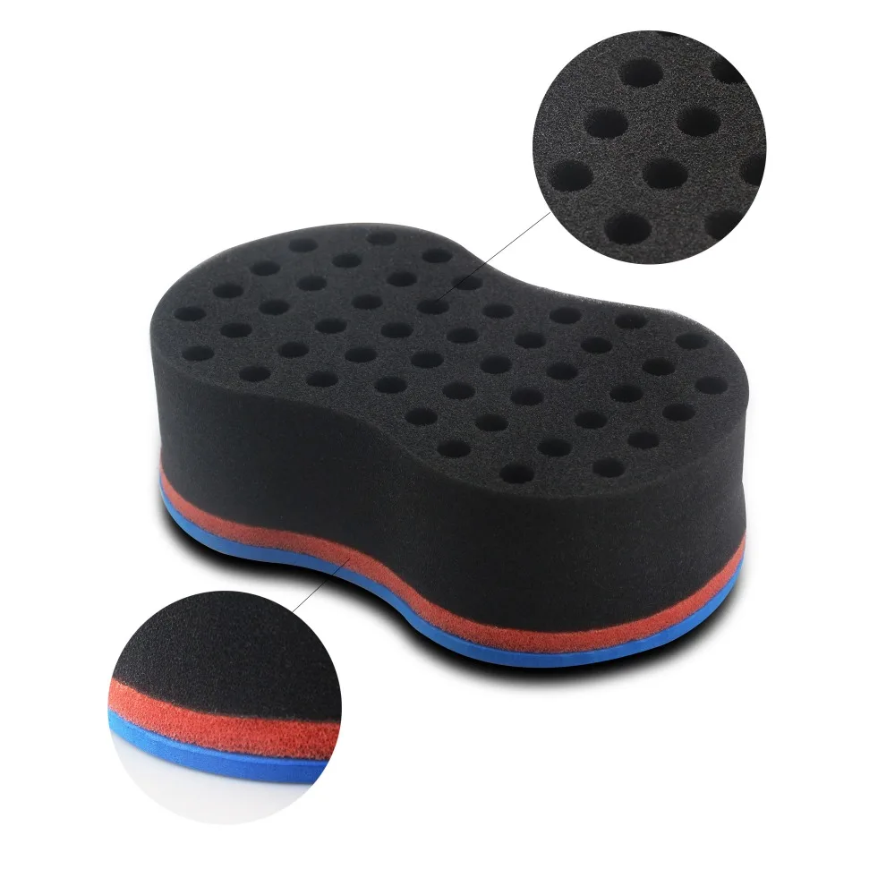 Magic Twist Hair Sponge Barber Hair Brush Sponge Twist Afro Curl Coil Wave Hair Care Styling Tool for Natural Hair Wave Dreads (5)