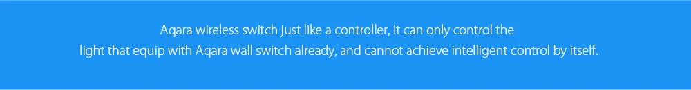 Беспроводной умный переключатель Aqara, светильник с одним ключом, настенный выключатель через приложение, пульт дистанционного управления для Xiaomi Smart Home