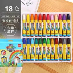 18 цветов карандаши воск Caryons Набор для рисования Lapis Декор художественная краска масло Пастель карандаш для школы детские принадлежности