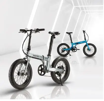 Flash Deal Intelligent electric bicycle BEE-05 20inch foldable bike 36v 350W motor 10.4AH lithium battery magnesium wheel 0