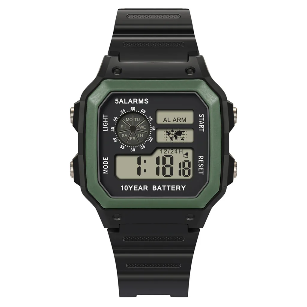 Модные высококачественные многофункциональные спортивные водонепроницаемые электронные часы 30 м, часы для мужчин, мужские часы erkek kol saati reloj hom5