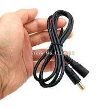 3PCS DC 1 Female to 1 Male Power Splitter Cable For Camera 5.5*2.1 CCTV or Led Accessories Security cable