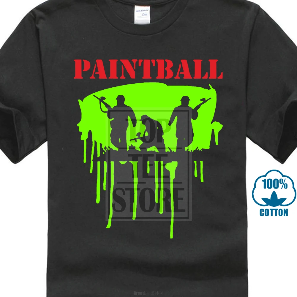 Paintball Fun Game Zocken Farbe Spiel T Shirt 117in TShirts from Men