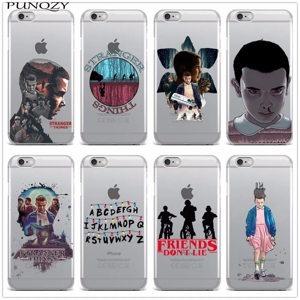 

Stranger Things Christmas Lights Case For iPhone 6 6S Plus 5 5S SE 7 7 Plus 8 8Plus X Soft silicone Phone Cover