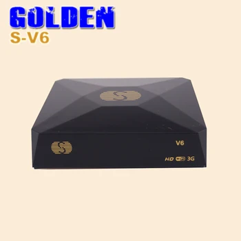 

[DHL FREE]S V6 S-V6 HD Satellite TV Receiver Support Card Sharing Ccam NEWcam MGcam Biss Key DVB-S2 Receiver USB WiFi WebTV S2